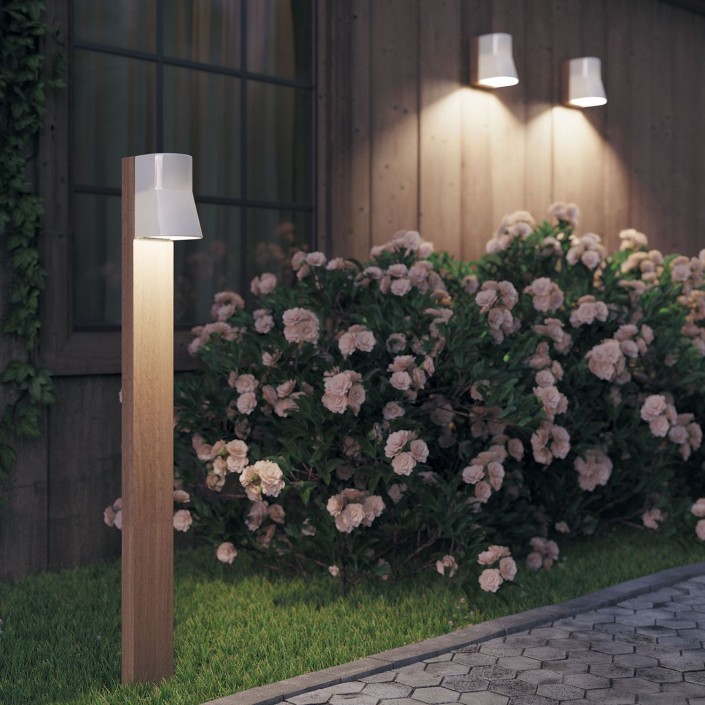 Borne Beacon éclairage jardin Royal Botania Valente Design