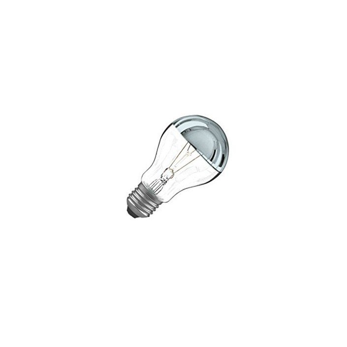 Ampoule E27 100W Calotte Argentée Incandescente
